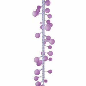 Řetěz vánoční LED Big Cherry - růžová 4m/40LED/3.6W Emos