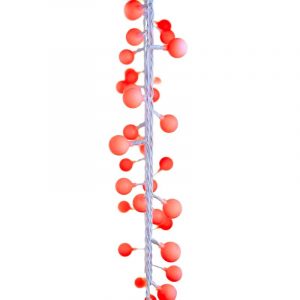 Řetěz vánoční LED Big Cherry - červená 4m/40LED/3.6W Emos